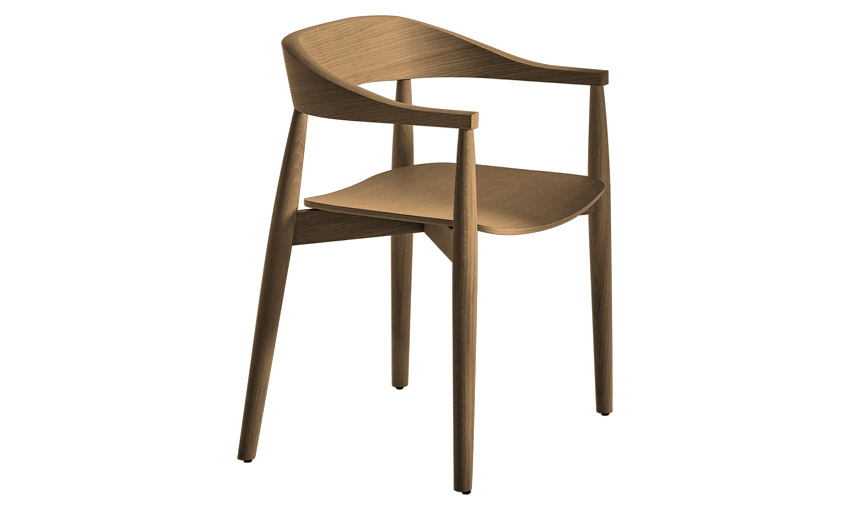 Red Oak Chair - CR-EMMA