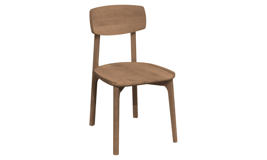 Walnut Chair - CW-1910